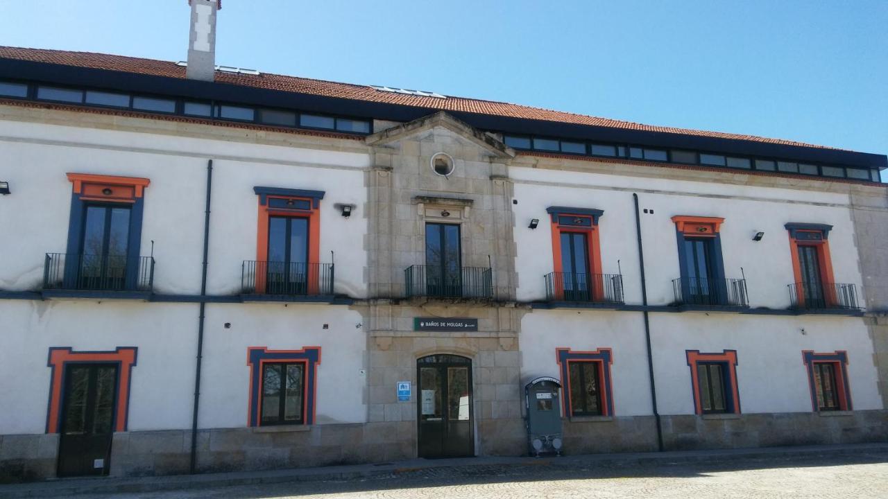 Albergue Estaciones Vivas Banos Del Molgas Luaran gambar